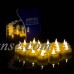 AGPtek 100 Battery Operated LED Amber Flameless Flickering Flashing Tea Light Candle   